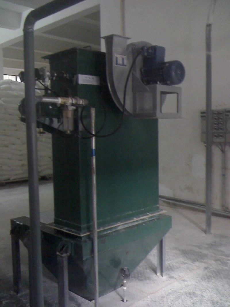 青島啤酒集團福州分公司玉米淀粉人工投料負(fù)壓氣力收塵裝置